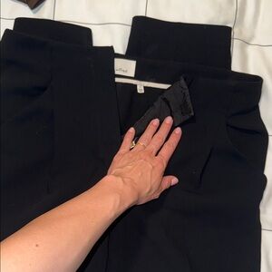Wilfred Elegant Black Trousers - cropped